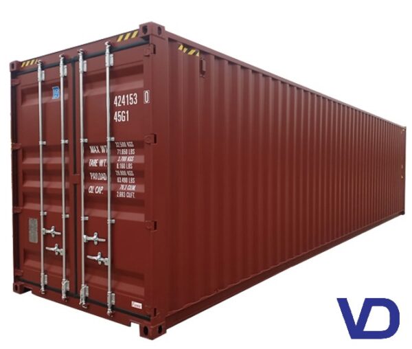 40ft High Cube container nieuw ( one way ) - Afbeelding 2