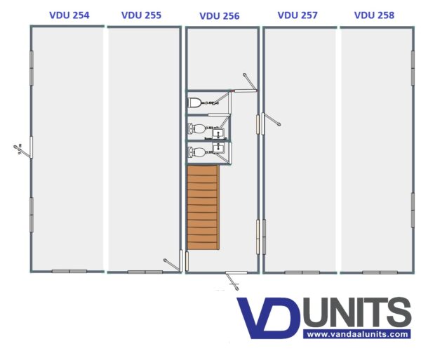 VDU 254 - 262 Warsco 10m x 3m Set van 9 units - Afbeelding 34