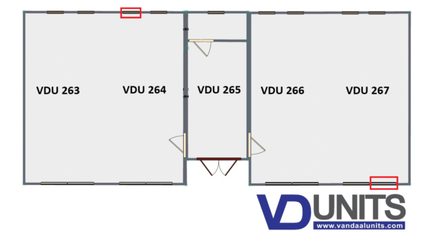 VDU 263 - 267 Gekoppelde units 5 stuks of apart vanaf 2.000,00 euro - Afbeelding 22