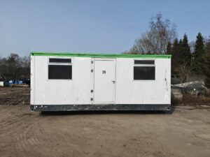 VDU 308 Geïsoleerde 20ft container op slede