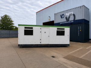 VDU 308 Geïsoleerde 20ft container op slede